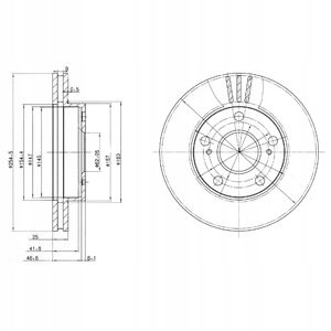 фото thumb №2, Delphi bg3172 диск тормозная