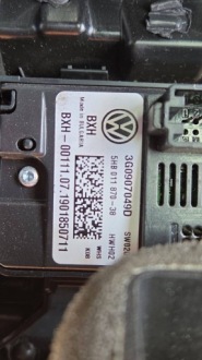 Решітка обдув задня панель кондиціонера задній usb vw tiguan 2 в Україні, фото thumb