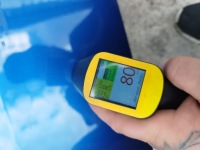 фото thumb №15, Капот vw touran i lift 2006-2010 цвет lc5c оригинальная