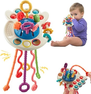 Сенсорная игрушка Монтессори для прорезывания зубов
