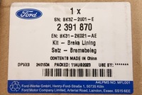 фото thumb №9, Тормозные колодки тормозные перед ford custom / transit 2014-