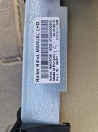 фото thumb №8, Ролета передня штора сонцезахисний козирок жалюзі лобове volvo fh 4 fh 5 механічна