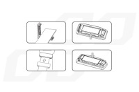 фото thumb №4, Кліпса кліпси блокування блокування ременів стопор na ремені pas безпеки