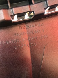 фото thumb №6, Крила передній правий mitsubishi asx lift 19-