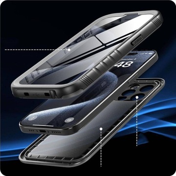 Бронированный чехол 360° водонепроницаемый IP68 для SAMSUNG GALAXY S24 ULTRA