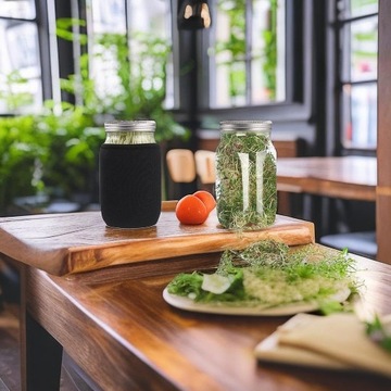 Проращивательница для выращивания люцерны и зеленой фасоли 2шт.