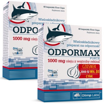 OLIMP ODPORMAX FORTE 2x60 капсул рыбий жир ВИТАМИН D3 ЦИНК