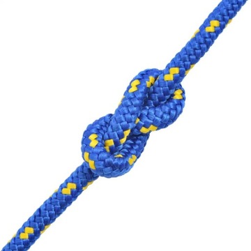 Linka żeglarska z polipropylenu, 10 mm, 50 m, niebieska Lumarko!