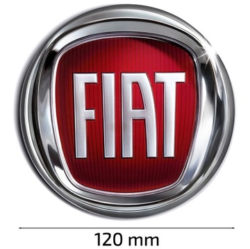 ЭМБЛЕМА ЛОГОТИПА FIAT ПЕРЕДНЯЯ/ЗАДНЯЯ 120 мм для BRAVO DUCATO PANDA DOBLO