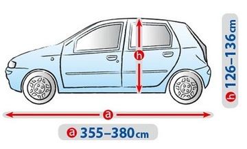 Plandeka Kegel-Błażusiak Basic Garage M1 hatchback