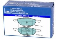 фото thumb №1, Тормозные колодки тормозные ate do ford tourneo connect grand