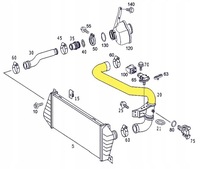 фото thumb №3, Wąż шланг turbo интеркулер труба турбины mercedes-benz sprinter