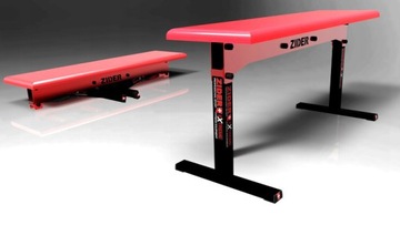 СКЛАДНАЯ прямая тренировочная скамья SOLID 450 кг RED