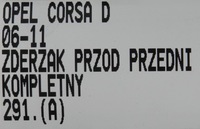 фото thumb №16, 291.zderzak перед переднє opel corsa d 06-11 комплектний