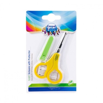 Canpol Babies, ножницы с чехлом, микс цветов