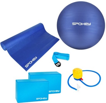 SPOKEY Комплект для йоги Матовый пояс + 2 лодыжки
