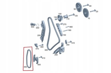 фото thumb №1, Оригинальная цепь привода насоса масляной mercedes om654