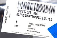 фото thumb №8, Audi q7 4l satin black передний нижний бампер решётка новый оригинальный 4l0807