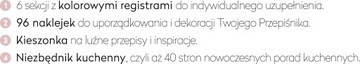 PRZEPIŚNIK ZESZYT NOTES DO PRZEPISÓW A5 COOK