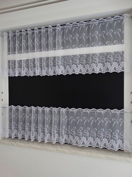 Mg ревность Mireja White Network Embroidery 250x60 см M