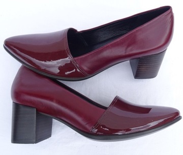 ECCO Danish Design комфортная кожа вишневого цвета 38