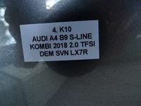 фото thumb №12, Бампер зад задний pdc комплектный audi a4 b9 8w универсал s-line sline lx7r