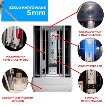 ДУШЕВАЯ КАБИНА С ГИДРОМАССАЖЕМ 120x80 WSH7716S