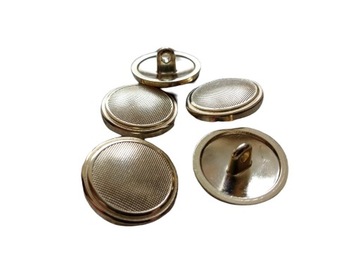 GUZIK METALOWY - ZŁOTO - STOPKA - guziki - 20 mm
