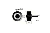 фото thumb №2, Ролик направляющая ремень клиновой mercedes atego atego 2 axor axor 2