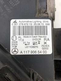 фото thumb №9, Mercedes w117 cla правая лампа передняя ксенон комплектная anglik a1179065400