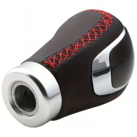 Універсальна ручка перемикання передач шкіра натуральна 5 6 ступенева тюнінг karkraft Зі Шроту, фото thumb