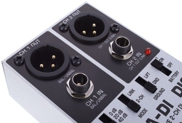 Aktywny DI Box Behringer DI20 2 kanałowy