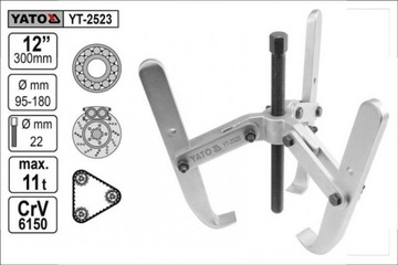 Ściągacz trójramienny 300 mm YT-2523 YATO