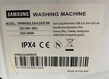 СТИРАЛЬНАЯ МАШИНА SAMSUNG ECO BUBBLE 8 КГ