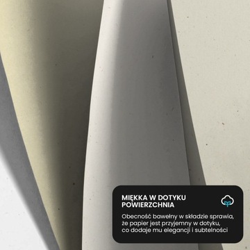 Papier ozdobny ekologiczny Flora 240g Noce beżowy z wtrąceniami - 10A4