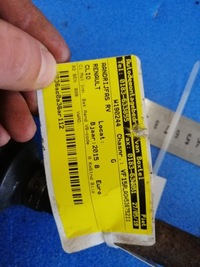 фото thumb №3, Приводной вал правая renault clio iv 0.9 tce 391009101r 15r