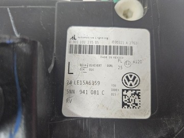 фото thumb №15, Vw tiguan allspace лампа права ліва 5nn941082c 5nn941081c