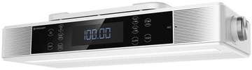Ferguson Regent Cucina FM, кухонное радио под шкафом, Bluetooth-часы, белые