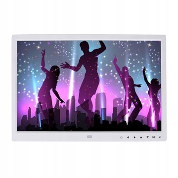 ЦИФРОВАЯ ФОТОРАМКА БУДИЛЬНИК ВИДЕОПЛЕЕР LED TFT 1280X800 HD 15