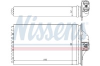 Nissens 70975 теплообмінник тепла, обігрівач салону Доставка, фото thumb