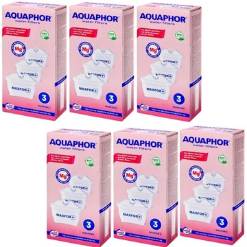 AQUAPHOR Wkład Maxfor Plus Mg, komplet 18 szt.