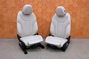 фото thumb №15, Bmw 4 g22 салон сидіння individual шкіра merino elfenbeinweiss harman