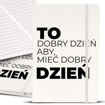 Блокнот Bujo A5 Notebook White GOOD MORNING Top Patterns