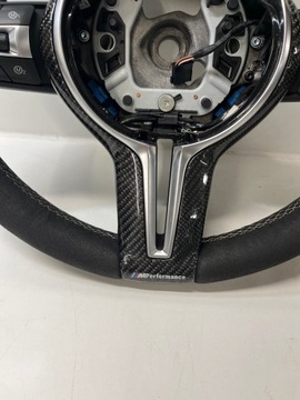 фото thumb №7, Bmw m2 m3 m4 f80 f82 f87 руль m performance замша подушка водителя