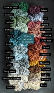 zawieszka do smoczka z makramy zestaw grzechotek