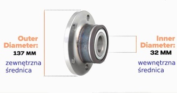 фото thumb №14, Ступиця колеса підшипник зад vw passat b6 b7 b8 універсал touran skoda octavia 2 ii