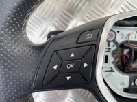 фото thumb №9, Руль кожа лепестки x204 w117 w218 w246 белая nić