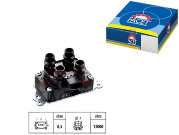 фото thumb №1, Facet катушка зажигания ford fiesta escort orion ka