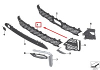 фото thumb №10, Bmw x7 g07 нижняя защита бампера передней 8069887 51118069887
