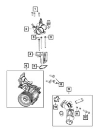 фото thumb №6, Насос wody jeep wrangler jl 20-22 2.0 05048550ac 50057529
